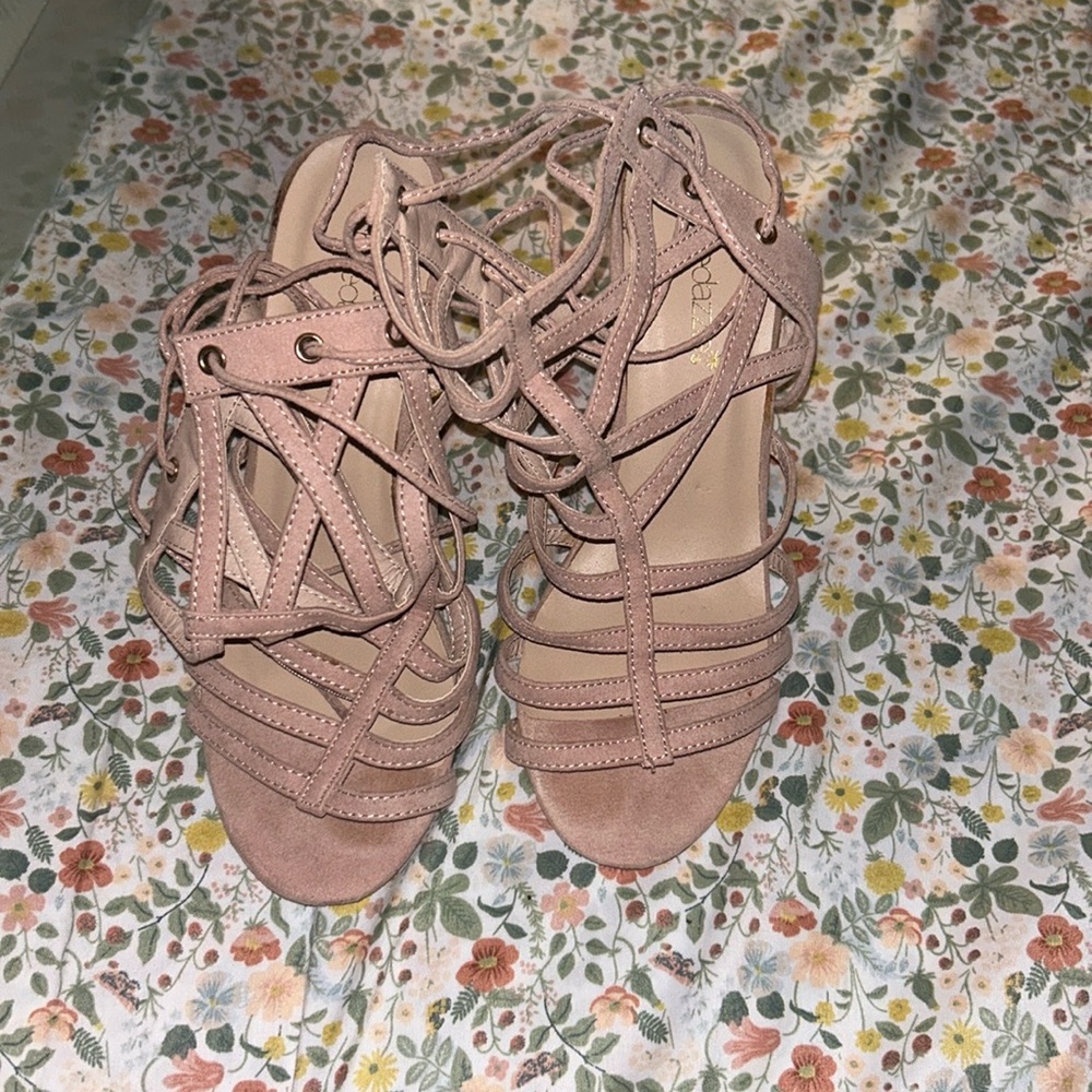 Pink heels